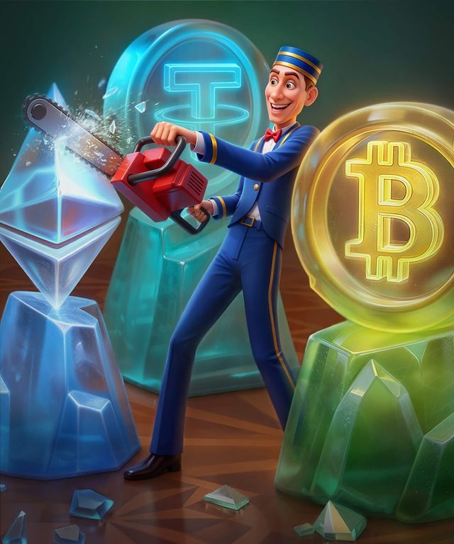 Portier Casoola z kryptowalutami